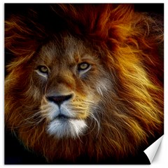 Fractalius Big Cat Animal Canvas 16  X 16   by Simbadda