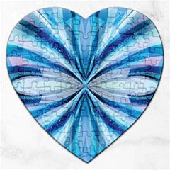 Abstract Design Jigsaw Puzzle (heart) by LoolyElzayat