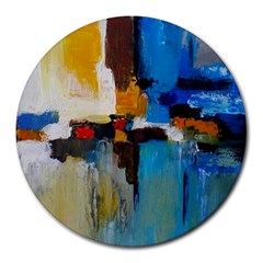 Abstract Round Mousepads by consciouslyliving