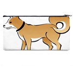 Dog Brown Pet Animal Tail Eskimo Pencil Cases Back