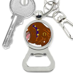 Bulldog Cartoon Angry Dog Bottle Opener Key Chains by Nexatart