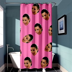 Crying Kim Kardashian Shower Curtain 36  X 72  (stall)  by Valentinaart