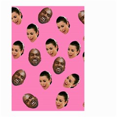 Crying Kim Kardashian Small Garden Flag (two Sides) by Valentinaart