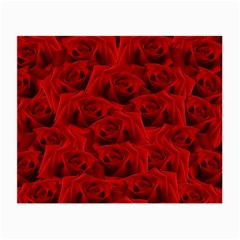 Romantic Red Rose Small Glasses Cloth by LoolyElzayat