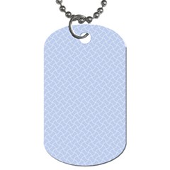 Alice Blue Mini Footpath In English Country Garden  Dog Tag (two Sides) by PodArtist