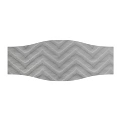 White Fabric Pattern Textile Stretchable Headband by Sapixe