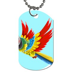 Parrot Animal Bird Wild Zoo Fauna Dog Tag (one Side) by Sapixe