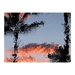 Beautiful tropics painting by kiekie strickland  Double Sided Flano Blanket (Mini)  35 x27  Blanket Back