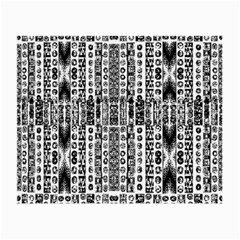 Creative Retro Black And White Abstract Vector Designs By Kiekie Strickland Small Glasses Cloth by flipstylezfashionsLLC