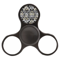 Retro Black And White Gold Design By Kiekiestrickland Finger Spinner by flipstylezfashionsLLC