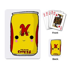 Kawaii Cute Tennants Lager Can Playing Card by CuteKawaii1982