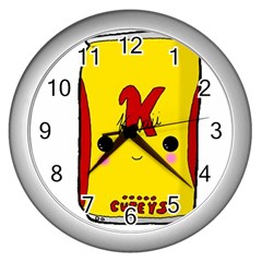 Kawaii Cute Tennants Lager Can Wall Clock (silver) by CuteKawaii1982