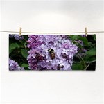 Lilac Bumble Bee Hand Towel Front