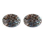 Melted metal                                        Cufflinks (Oval) Front(Pair)