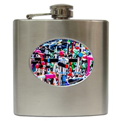 Time To Choose A Scooter Hip Flask (6 Oz) by FunnyCow