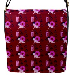 Punk Baby Red Flap Messenger Bag (s) by snowwhitegirl