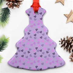 Heart Drops Violet Ornament (christmas Tree)  by snowwhitegirl