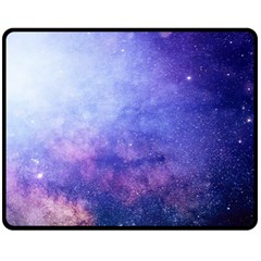 Galaxy Double Sided Fleece Blanket (medium)  by snowwhitegirl