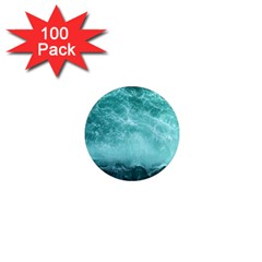 Green Ocean Splash 1  Mini Magnets (100 Pack)  by snowwhitegirl