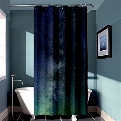 Galaxy Sky Shower Curtain 36  X 72  (stall)  by snowwhitegirl