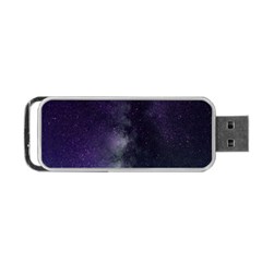 Galaxy Sky Purple Portable Usb Flash (one Side) by snowwhitegirl