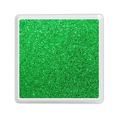 Green Glitter Memory Card Reader (square) by snowwhitegirl