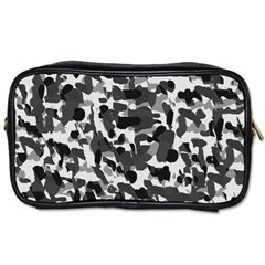 Grey Camo Toiletries Bag (two Sides) by snowwhitegirl