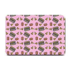 Fast Food Pink Small Doormat  by snowwhitegirl