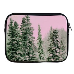 Winter Trees Pink Apple Ipad 2/3/4 Zipper Cases by snowwhitegirl