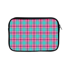 Blue Pink Plaid Apple Ipad Mini Zipper Cases by snowwhitegirl