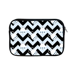 Blue Teapot Chevron Apple Ipad Mini Zipper Cases by snowwhitegirl