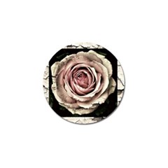 Vintage Rose Golf Ball Marker by vintage2030