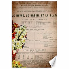 Letter Floral Canvas 20  X 30  by vintage2030