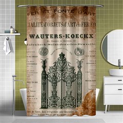 Building News Shower Curtain 48  X 72  (small)  by vintage2030