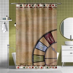 Circle Shower Curtain 48  X 72  (small)  by vintage2030