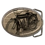 Bicycle Letter Belt Buckles Front