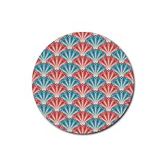 Seamless Patter 2284483 1280 Rubber Round Coaster (4 Pack)  by vintage2030