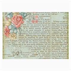 Rose Book Page Large Glasses Cloth by vintage2030