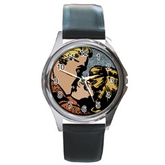 Kiss Kiss Round Metal Watch by vintage2030