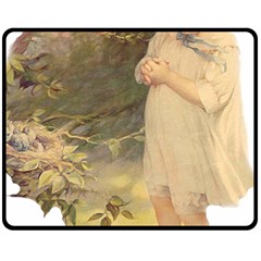 Vintage 1650586 1920 Fleece Blanket (medium)  by vintage2030