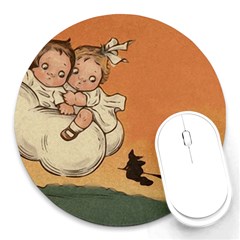 Halloween 1461955 1920 Round Mousepads by vintage2030