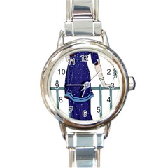 Lady 1318887 1920 Round Italian Charm Watch by vintage2030