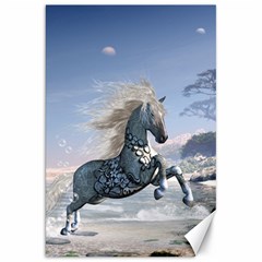 Wonderful Wild Fantasy Horse On The Beach Canvas 20  X 30  by FantasyWorld7