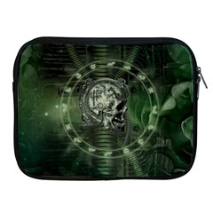 Awesome Creepy Mechanical Skull Apple Ipad 2/3/4 Zipper Cases by FantasyWorld7