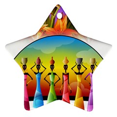 African American Women Ornament (star) by AlteredStates