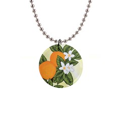 Orange Blossoms Button Necklaces by lwdstudio