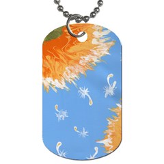 Floating Wishes Dog Tag (one Side) by lwdstudio