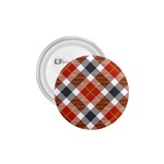 Smart Plaid Warm Colors 1.75  Buttons Front