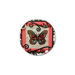 Cross Stitch Butterfly Golf Ball Marker (4 Pack) by DeneWestUK