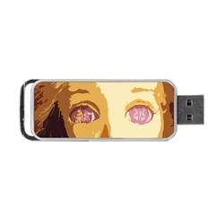 Butterfly Eyes Portable Usb Flash (two Sides) by snowwhitegirl